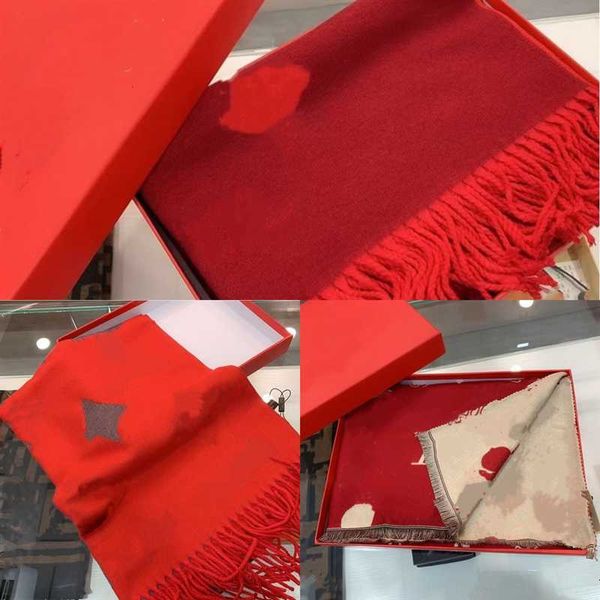 

qehl5 father solid color middle-aged scarf scarf men's autumn jacquards designer winter letter knit luxury scarf women gift fashion, Blue;gray