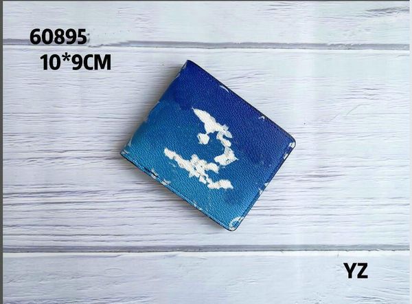 

single zipper wallets cardholder alphabet color style mens women high-end with packaging coin purse 60895# stars 10x10cm, Red;black