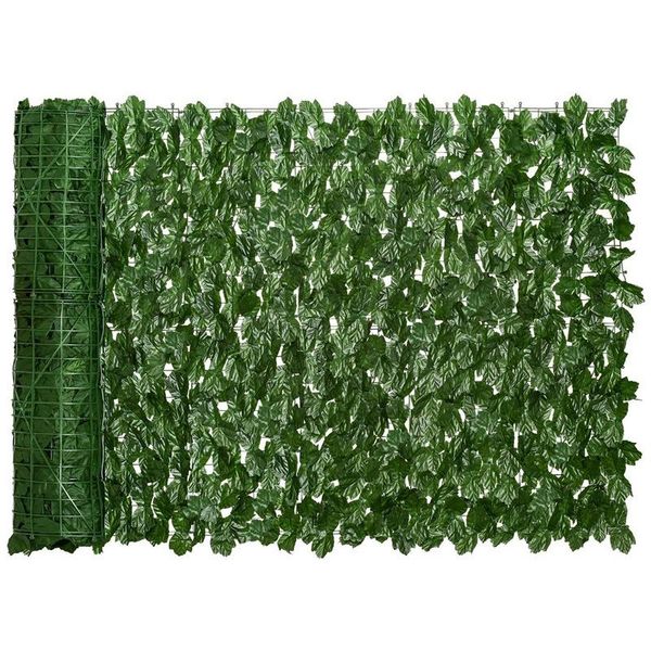 

artificial ivy privacy fence screen 0.5x3m artificial hedges fence and faux ivy vine leaf for outdoor decor,garden