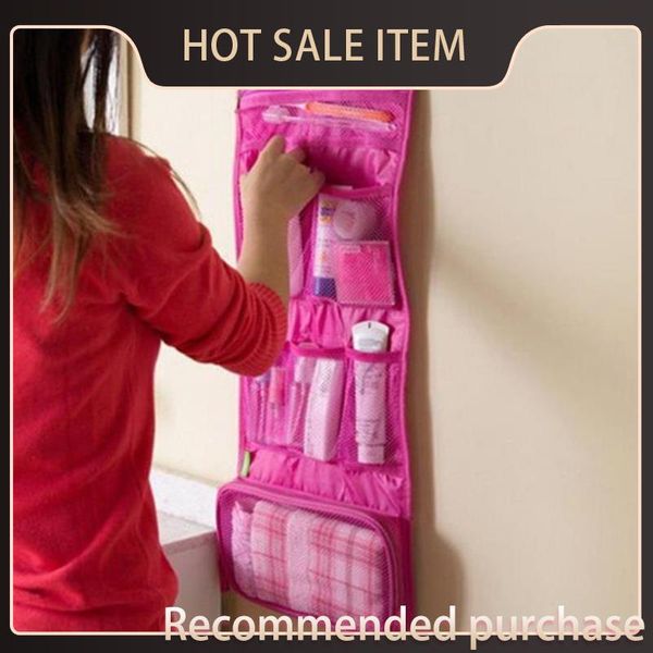 

hanging case portable toiletry organizer storage makeup traveling bags foldable bathroom bag lpbhl 840122 cosmetic wash accessories seatp