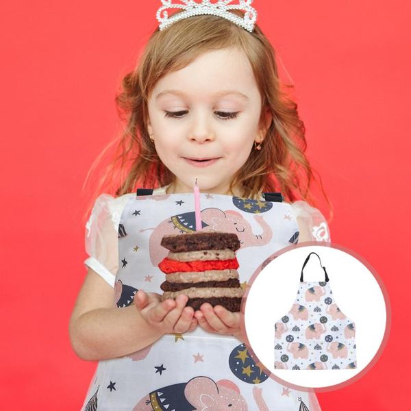 

aprons 1pc cartoon kids art craft children painting smocks