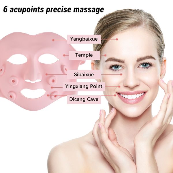 

electric facial mask ems vibration beauty massager anti aging magnet face mask light therapy moisturizes skin reduces wrinkles perfections