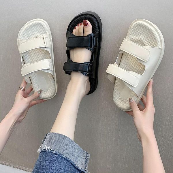 

sandals for man outdoor 2021 summer slippers men fashion indoor light mesh shoes breathable casual mens 35-40, Black