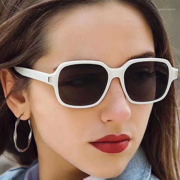 

sunglasses classic retro fashion men women trendy plastic glasses frame brand design luxury eyeglasses uv400, White;black