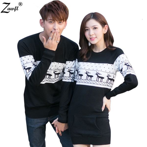 

2021 new women christmas jesus sweaters casual long sleeve autumn o neck deer print slim pullover sweater winter lvly, White;black