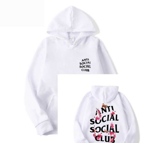 

Trendy high street trendy men' and women' flower print Hoodie lovers hip hop loose large -5xl11, White