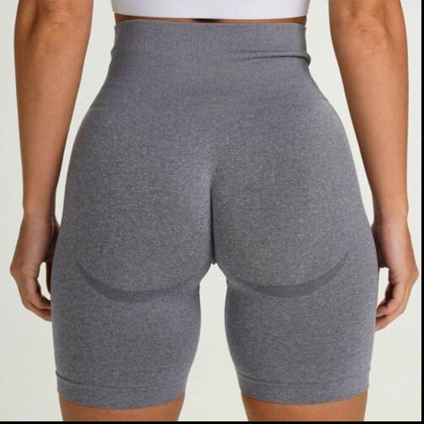 

seamless sports shorts leggings women bubble butt gym high waist fitness summer skinny soft leggins dropship, White;black