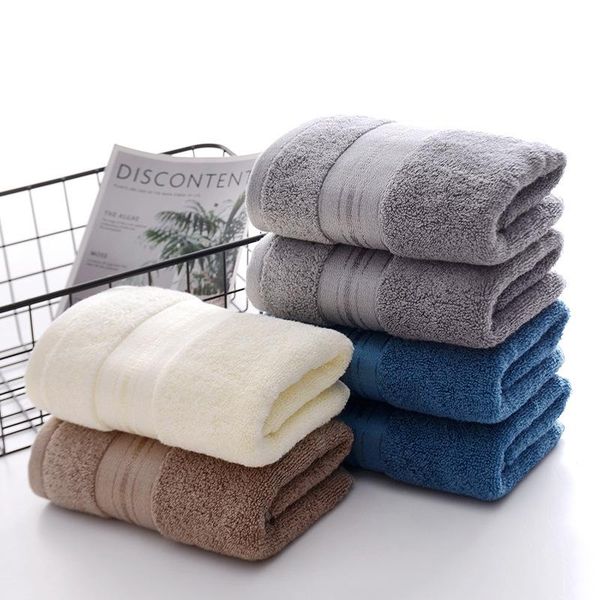 

towel plain color bamboo fiber thick 120 grams household face shopping mall/shopping centers gift-embroidered logo