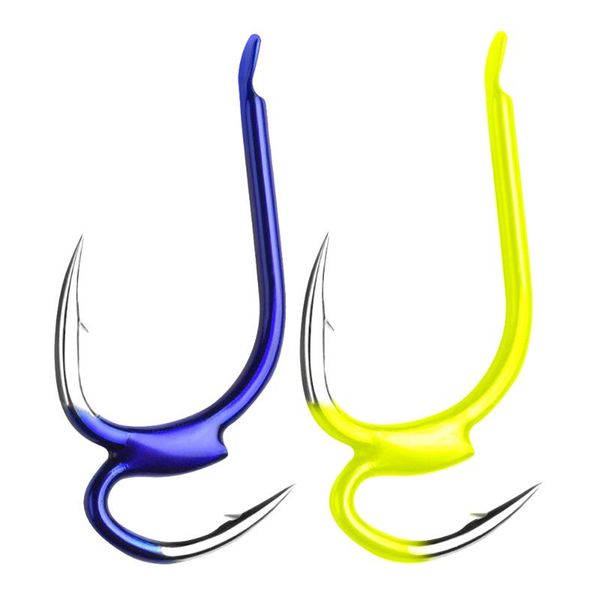 

fishing hooks 10pcs/lot high carbon steel barb crank hook tying double two strength tip sharp for bass lure accessory