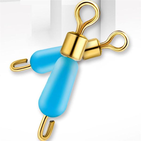 

swivel solid rings anti-wrapped silica gel connector sub-line fishing hook quick link ball bearing