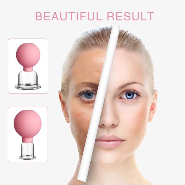 

glass jar vacuum cupping care cups set rubber head anti cellulite massage chinese therapy face cupping set cans health massage