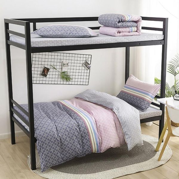 

bedding sets cotton single twin 3pcs set bedroom duvet cover flat bed sheet pillowcase home textiles linings bedclothes geometry