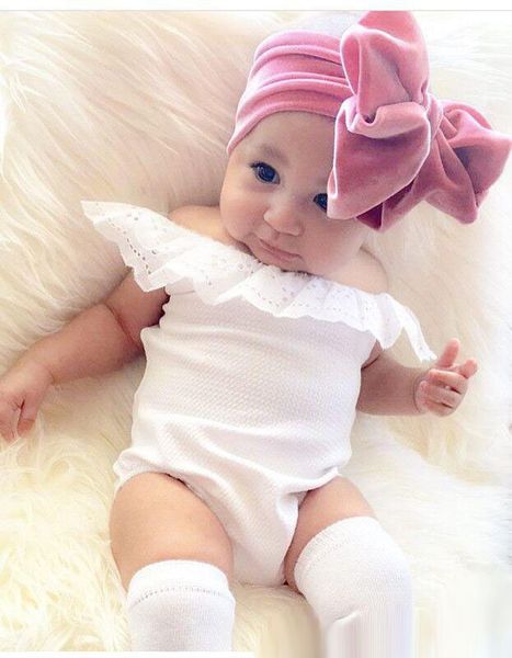 

new christmas toddler princess bow headbands infant baby girls velvet hairbands babies stretchy hair accessories, Slivery;white