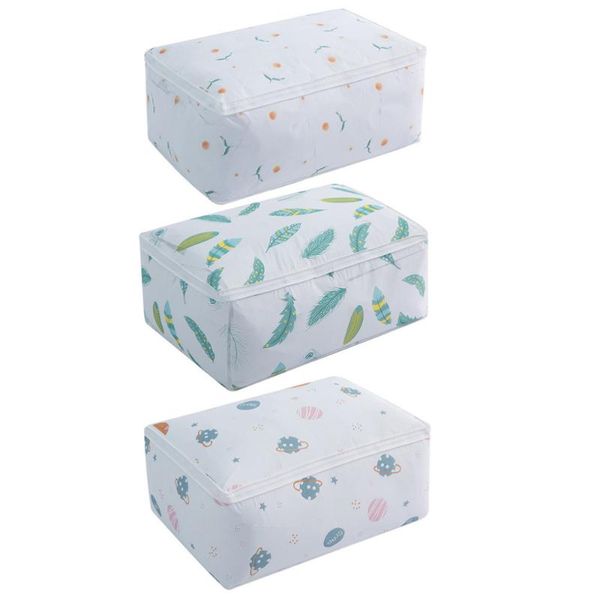 

clothing & wardrobe storage 3pcs home clothes organizers creative quilt bags