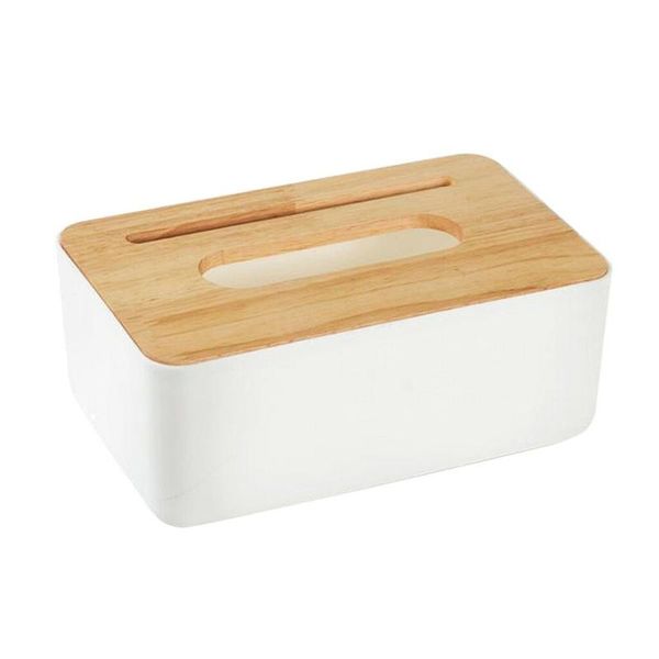 

tissue boxes & napkins nordic wood cover car plastic box holder kitchen storage office home organizer table with phone shelf