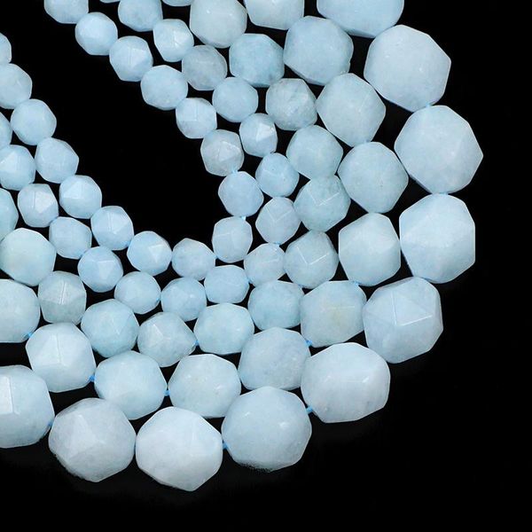 

other e aquamarin faceted brazilian natural stone 6/8/10mm spacers loose beads for jewelry making diy bracelet necklace findings