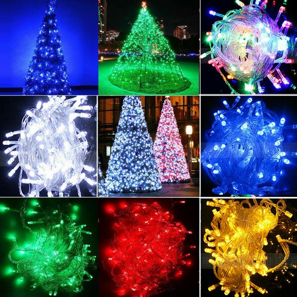 Luzes de Natal Crazy Vendendo 10m / PCs 100 LED Strings Decoração Luz 110V 220V para LEDs Casamento De Partido Iluminação de Férias