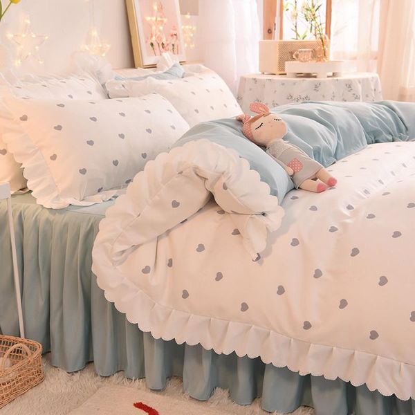 

bedding sets kids set baby boarding duvet cover bed sheet 4 pcs kawaii bedroom cartoon girl tagesdecke home textile zz50cp