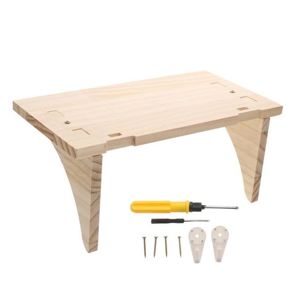

other home decor 1pc floating wall shelf punch-storage rack sundries