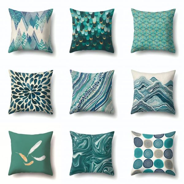 

cushion/decorative pillow green cushion cover nordic spring fashion pillowcase office pillows for living room sofa outdoor cushions car seat