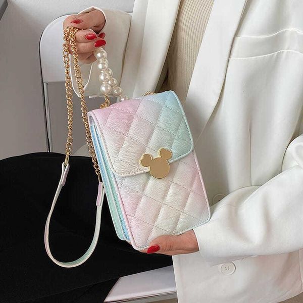 

shoulder bags women summer female chain small casual diamonds lattice saddle quality messager