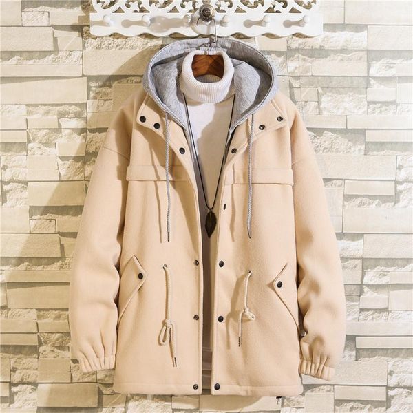 

men's wool & blends jacket, Black