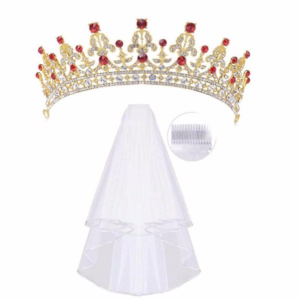 

hair clips & barrettes bachelorette party bride to be accessories favors, rhinestone tiara, veil,, Golden;silver