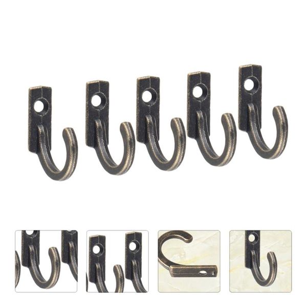 

hooks & rails 20pcs wall-mounted clothes mini wall organizer zinc alloy