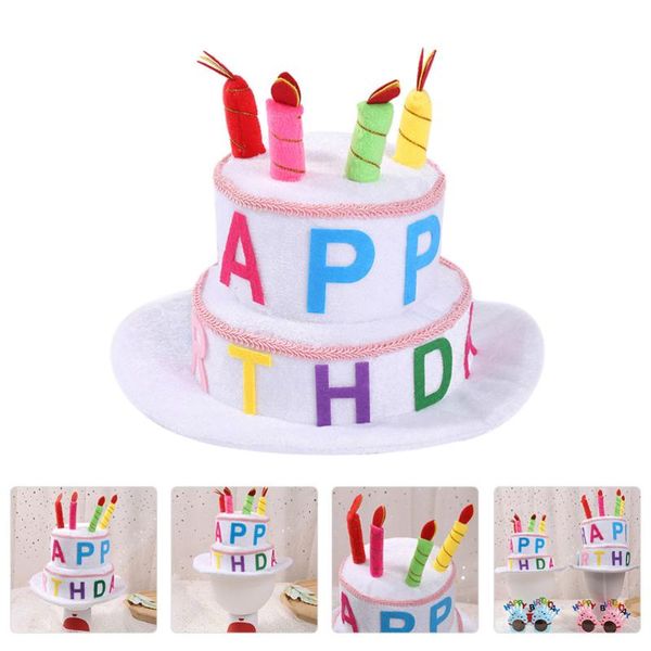 

party hats children birthday cake shape cap decorative hat po prop