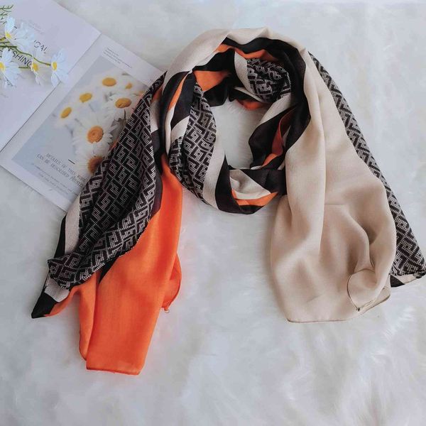 

the new design new women's cotton linen sunshade shawl beach towel street long scarf, Blue;gray