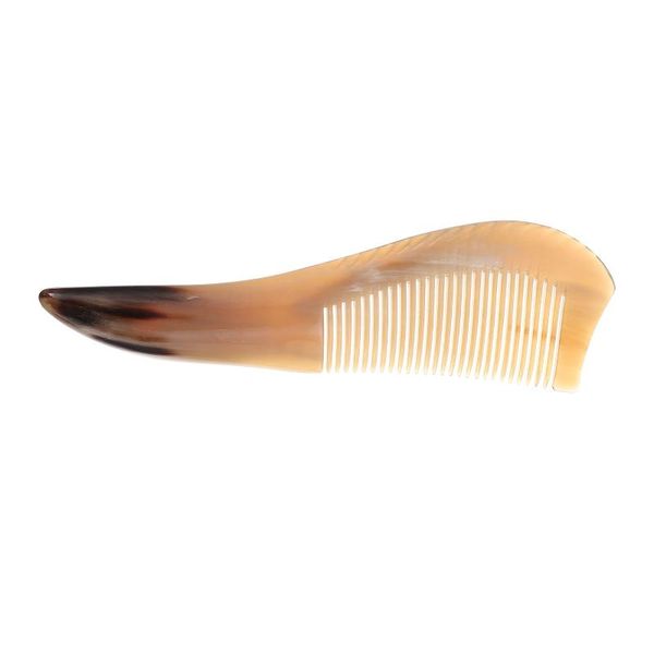

hair brushes 1pc creative ox horn woman comb practical (light yellow), Silver