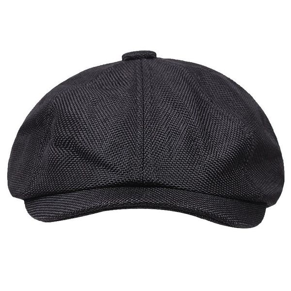 

stingy brim hats autumn and winter british big head octagonal hat men's large size retro sboy cap tide painter beret female, Blue;gray