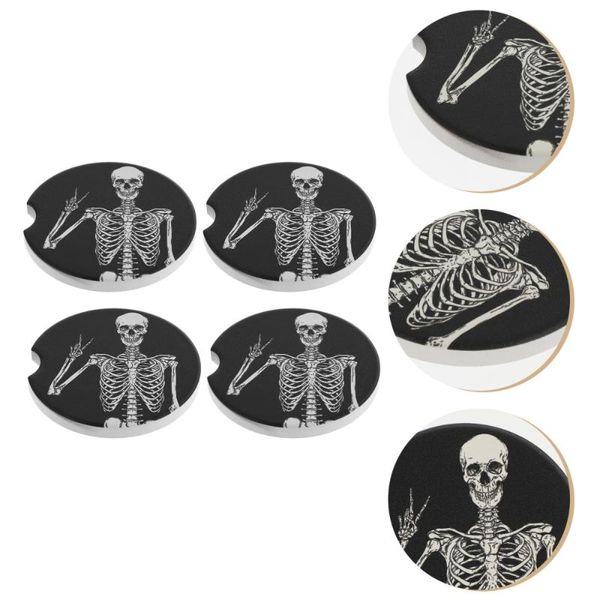 

mats & pads 4 pcs style coasters creative cup ceramic absorbent