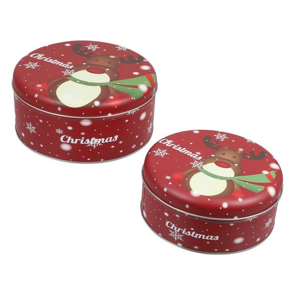 

gift wrap 2pcs christmas candy boxes cookie xmas containers for home
