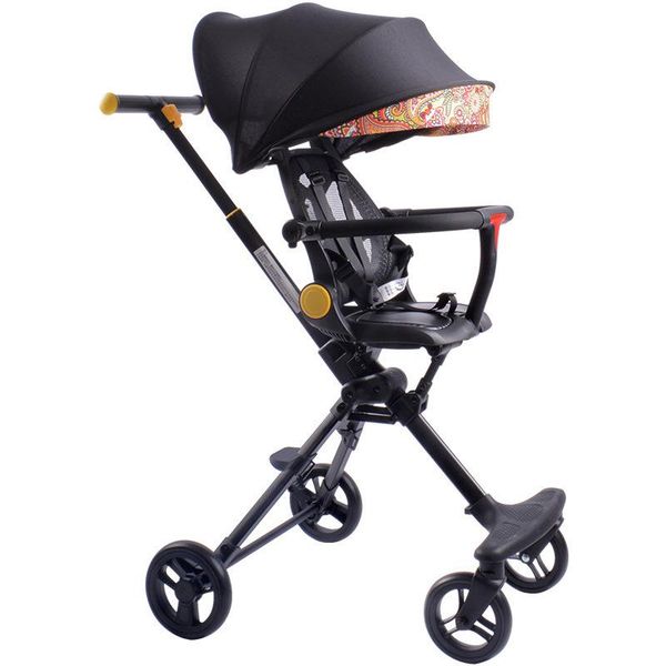 

strollers# baby stroller 2 in 1 foldable reversible four wheels high landscape trolley wheelchair carriage car