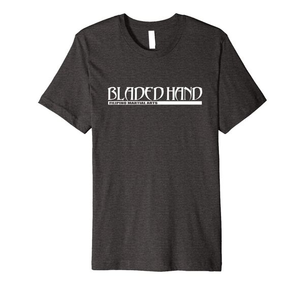 

bladed hand - filipino martial arts, premium t-shirt, White;black