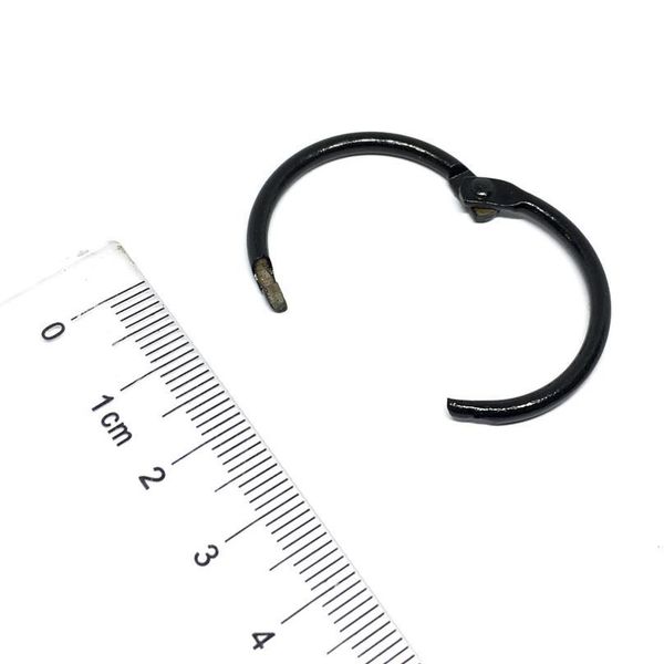 

19 colors 10pc/lot colorful diy metal key holder split rings keyring keychain accessories keychain making acc jllyau