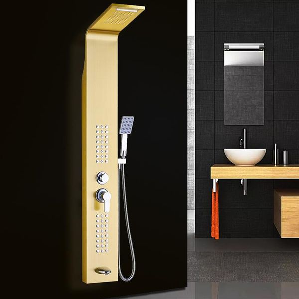 

bathroom shower sets screen set european toilet bath stainless steel 304 gold