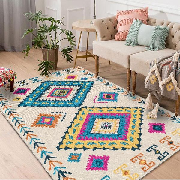 

non-slip bohemian mandala style rug floral pattern carpets for living room bedroom area rug kitchen floor mat home decor big