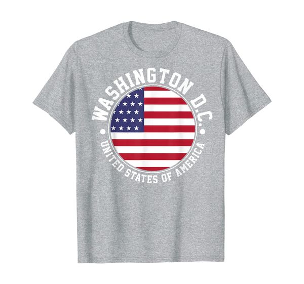 

washington d.c. t-shirt, White;black