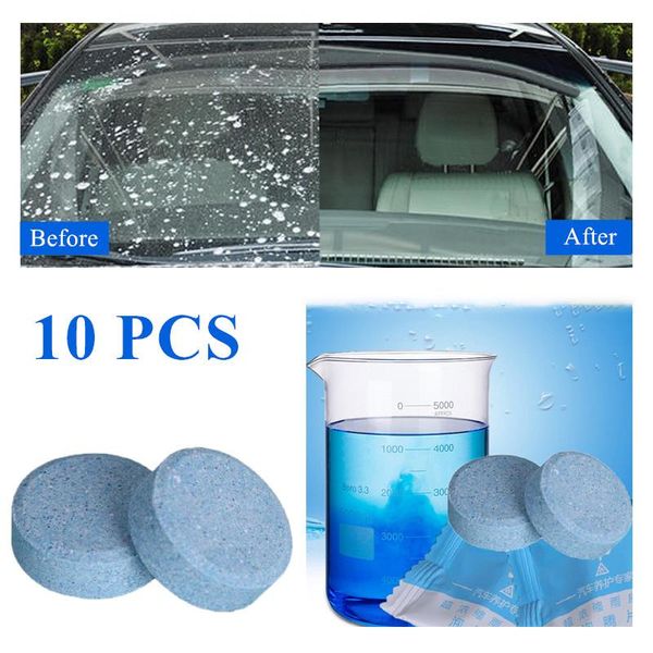 

car cleaning tools 10pcs/pack(1pcs=4l water)car solid wiper fine auto window windshield glass cleaner