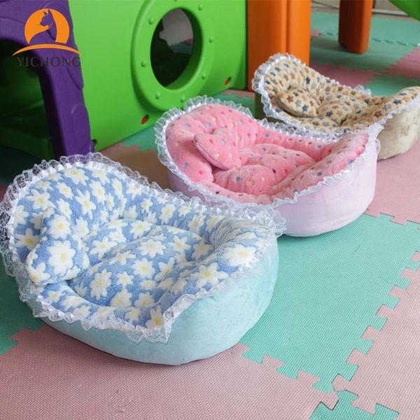 

kennels & pens yichong cute lace princess dog basket bed cat puppy pet beds dream nest kennel luxury sofa yc162