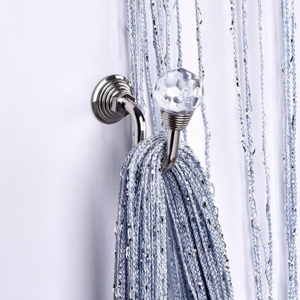 

other home decor 2 pcs wall mounted crystal curtain tieback for window curtains