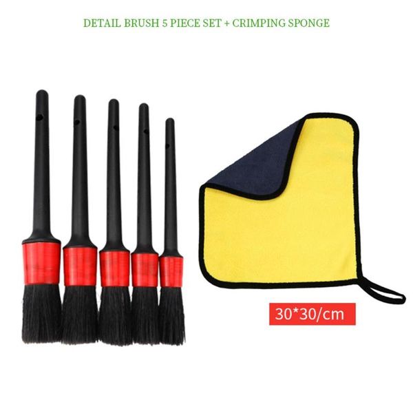 

car sponge truck detailing tool brush kit wheel auto automatic clean scratch-set