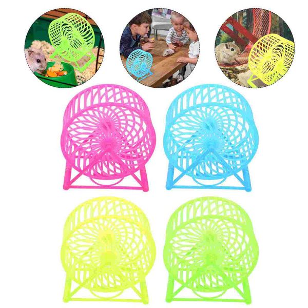 

small animal supplies 4pcs hamster running wheels silent exercise accessories