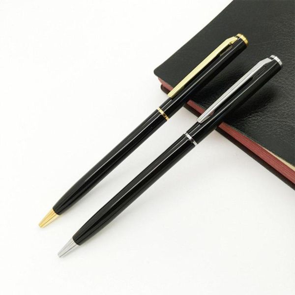 

0.7mm metal ballpoint pen office writing pens stationery study school supplies, Blue;orange