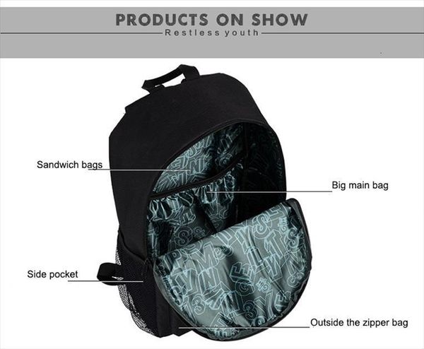 

nightlight chopper casual mens backpack anime luminous teenagers men wos student cartoon school bags