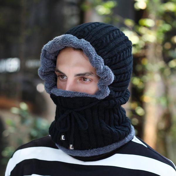 

beanie/skull caps winter knitted hat beanie men beany skullies beanies hats for women gorras bonnet mask brand 2021, Blue;gray