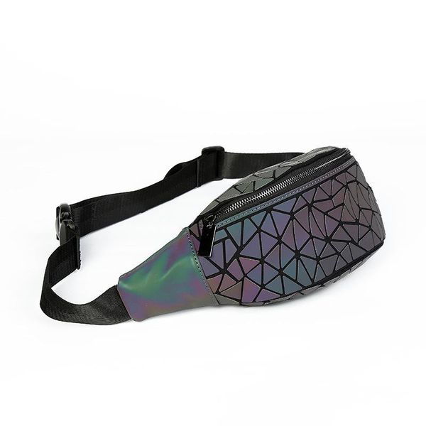 

waist bags fanny packs pack for women luminous holographic traveling bum bag