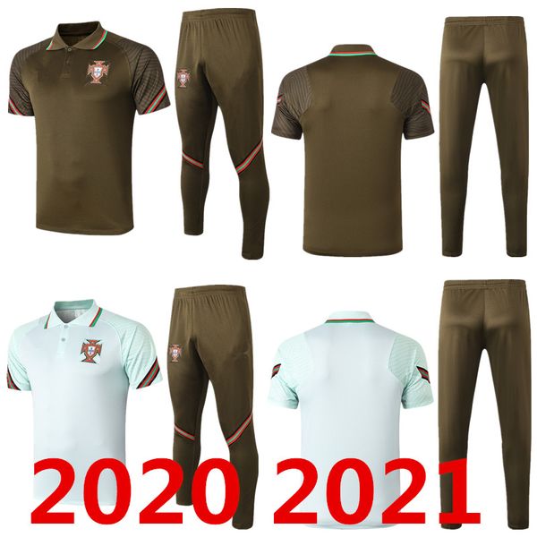 

2020 21 ronaldo football jersey felixj.félixbernardo b.fernandes pepe men's short sleeve polo football jersey set, Black